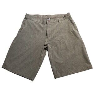 Surf Style Performance Gray Flat Front Quick Dry Shorts Size 36
